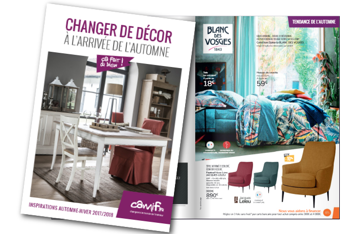 Découvrez les 2 nouveaux catalogues Camif A/H 2017 