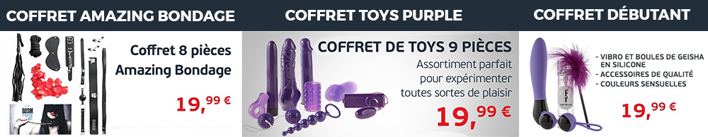 Découvrez les coffrets coquins