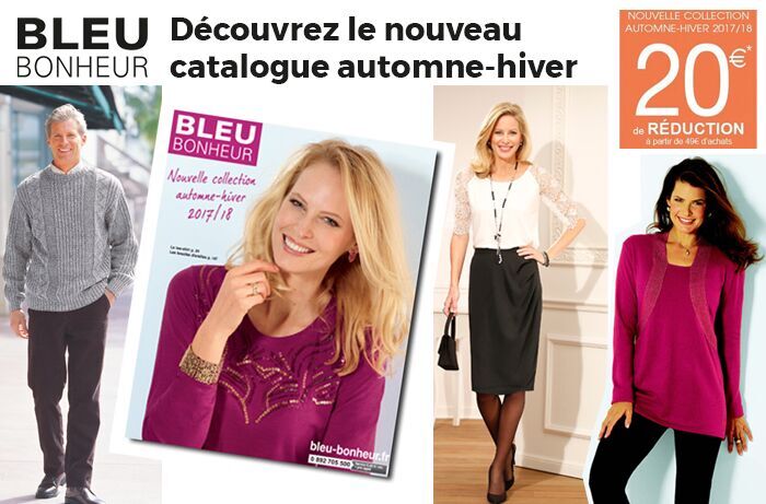 Cliquez ici pour commander le catalogue Bleu Bonheur automne hiver 2017