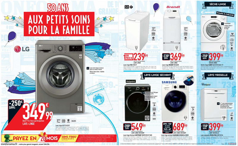 Conforama: 2 nouveaux catalogues anniversaire à feuilleter!