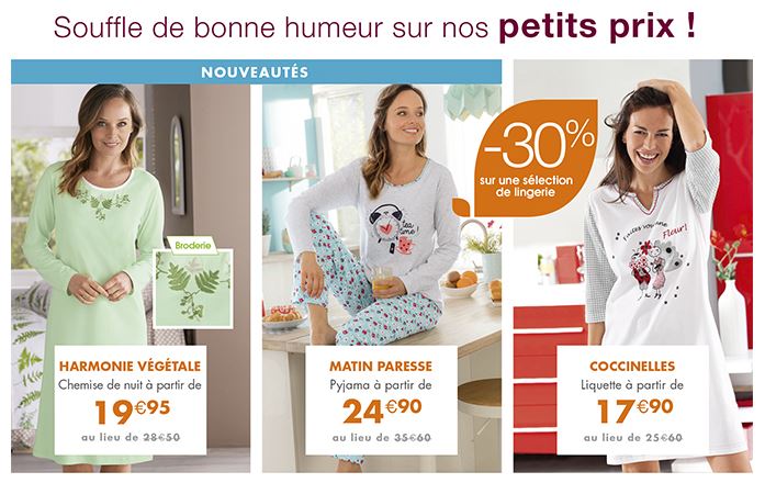 Cliquez ici pour voir la lingerie Françoise Saget