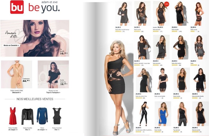 Cliquez ici pour feuilleter le catalogue Adam et Eve Cliquez ici pour feuilleter le catalogue Adam et Eve
