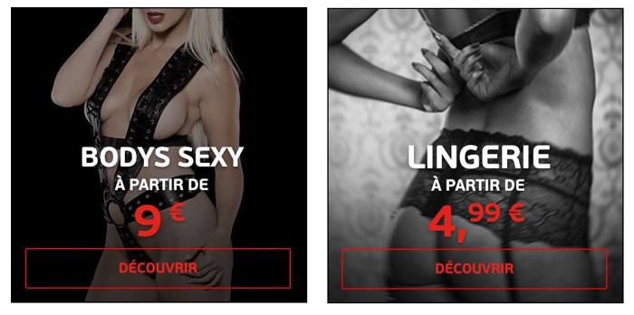 Cliquez ici pour voir la lingerie Adam et Eve Cliquez ici pour voir la lingerie Adam et Eve