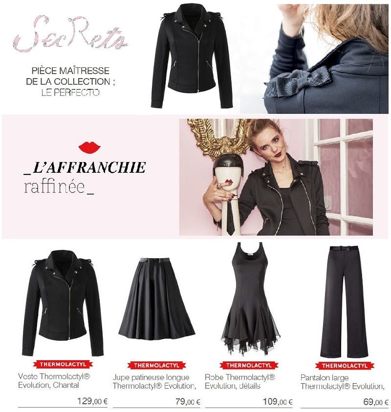 Damart : collection capsule avec Chantal Thomass + 1 cadeau Offert Damart : collection capsule avec Chantal Thomass + 1 cadeau Offert