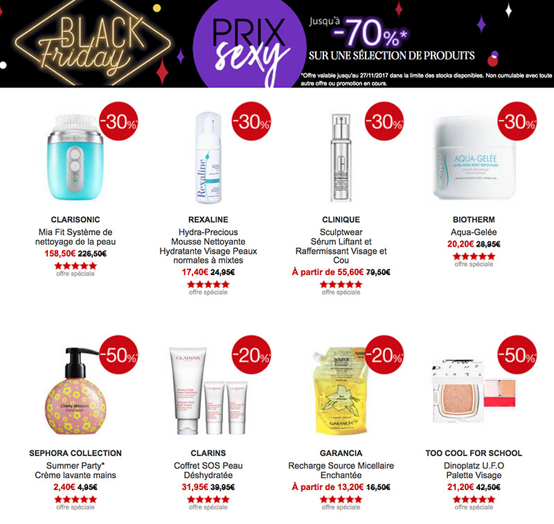 Retrouvez les prix sexy pour la beauté - je clique