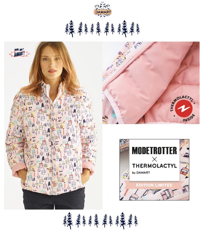 Damart : édition limitée Thermolactyl avec Modetrotter Damart : édition limitée Thermolactyl avec Modetrotter