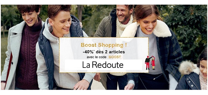 Voir l'offre Boost Shopping La Redoute