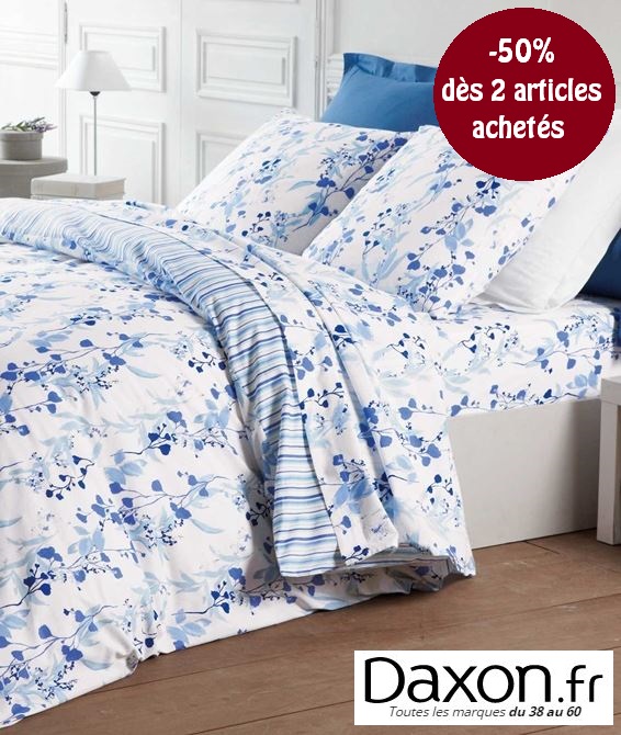 Voir la housse de couette Floralia de chez Daxon