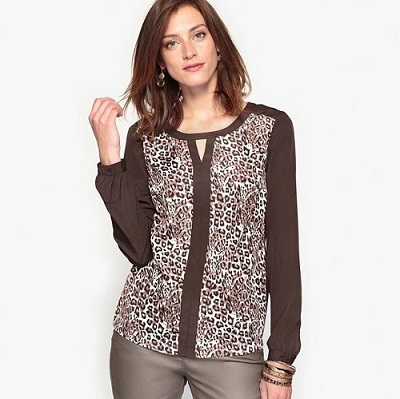 Voir la blouse imprimée Anne Weyburn