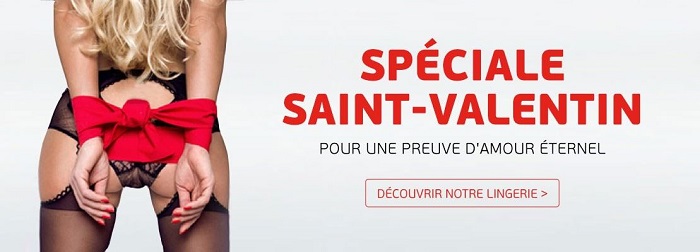Voir la sélection de lingerie Adam et Eve - Be You pour la Saint Valentin