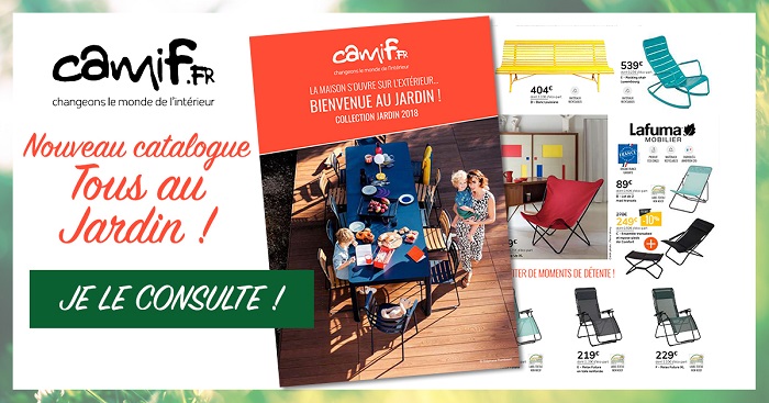 Camif : nouveau catalogue collection Jardin 2018