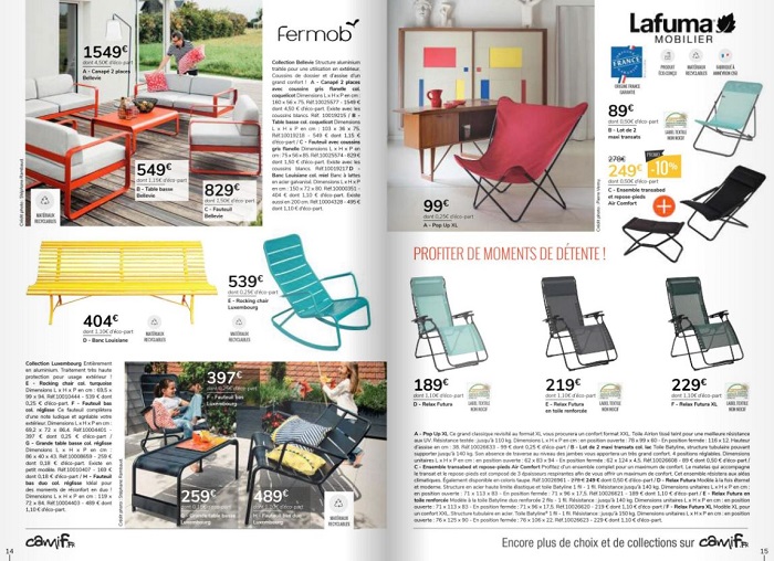 Camif : nouveau catalogue collection Jardin 2018 Camif : nouveau catalogue collection Jardin 2018