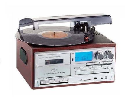 Accéder au tourne disque - Mini chaîne L'Homme Moderne