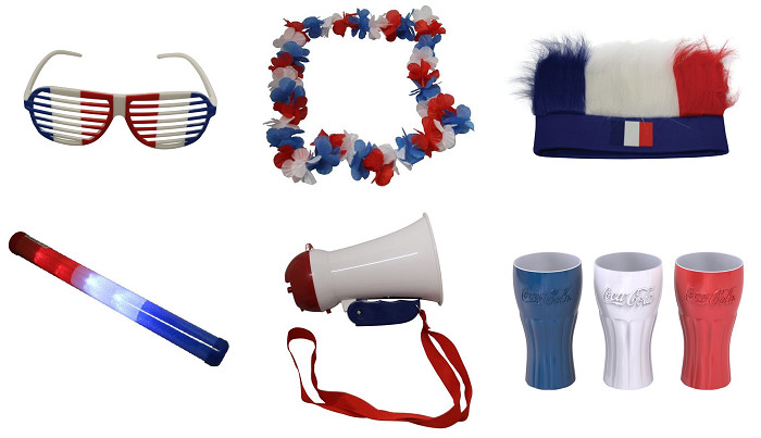 Voir les accessoires bleus, blancs, rouges de chez Electro Dépôt