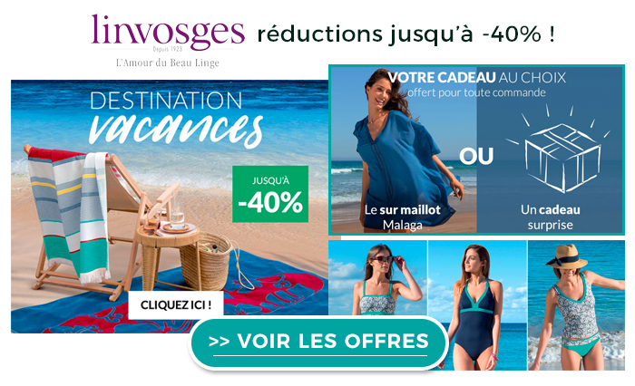 Françoise Saget, Linvosges : maillots de bain et tenues de plage incontournables !