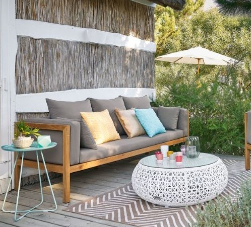 Accéder au canapé de jardin vintage Maisons du Monde Accéder au canapé de jardin vintage Maisons du Monde