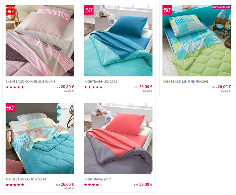 Découvrez tous les kit Night-bag, je clique Découvrez tous les kit Night-bag, je clique