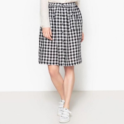 Découvrir la jupe vichy de la Brand boutique La Redoute Découvrir la jupe vichy de la Brand boutique La Redoute