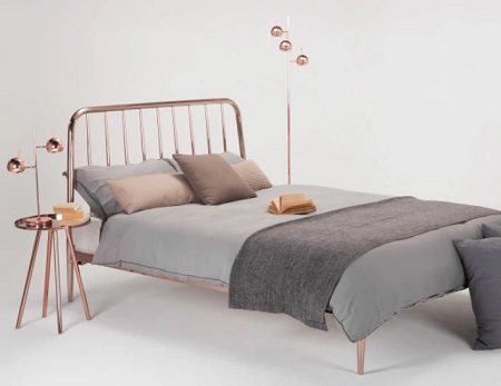 Voir le lit en cuivre Alana Voir le lit en cuivre Alana