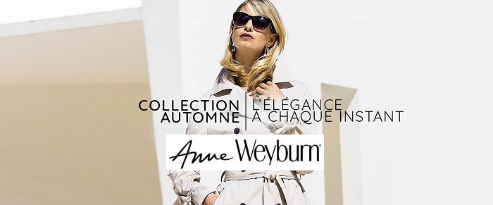 Anne Weyburn : collection automne hiver 2018 à découvrir ! 