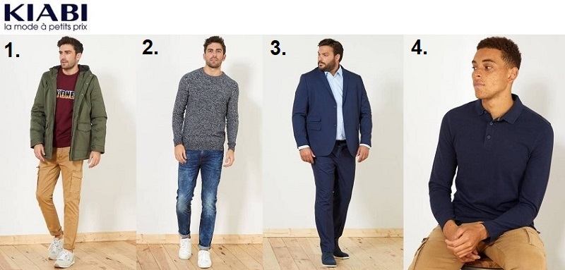 Voir les vêtements pour homme Kiabi