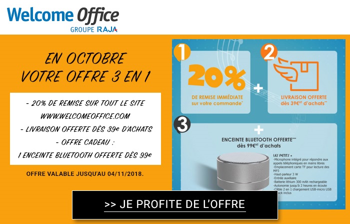 Welcome Office : vous gâte avec de nouveaux cadeaux !
