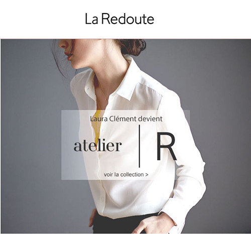 LA REDOUTE continue sa métamorphose ! LA REDOUTE continue sa métamorphose !
