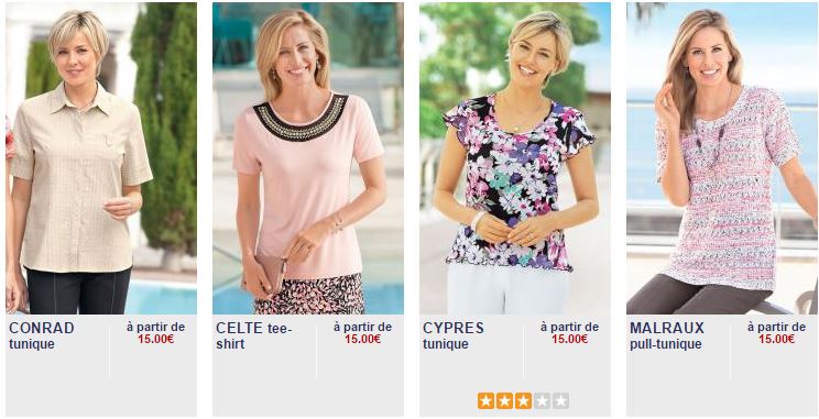 Accéder aux Promos MODE FEMME