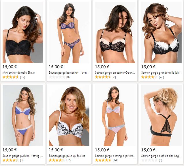 Accéder à l'offre Ensembles et Soutiens Gorge à 15 Euros Accéder à l'offre Ensembles et Soutiens Gorge à 15 Euros