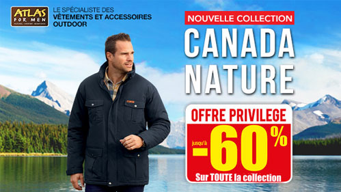 Catalogue Atlas For Men, un nouveau catalogue pour les Hommes passionnés de nature