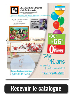 C'est la 3ème démarque chez La Maison du Canevas, commandez vite le catalogue !