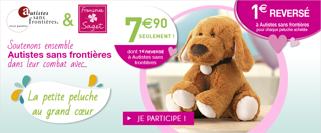 Françoise Saget soutient Autistes sans frontières