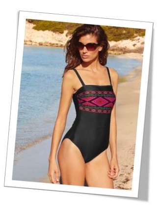 Haut de maillot de bain tankini en solde ANNE WEYBURN