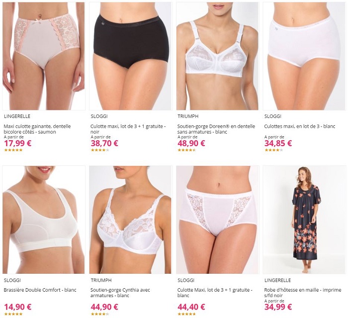 Cliquez ici pour voir la collection lingerie