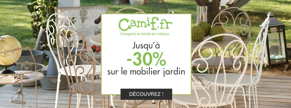 La Camif, vous propose -30% sur une sélection de produits pour votre jardin