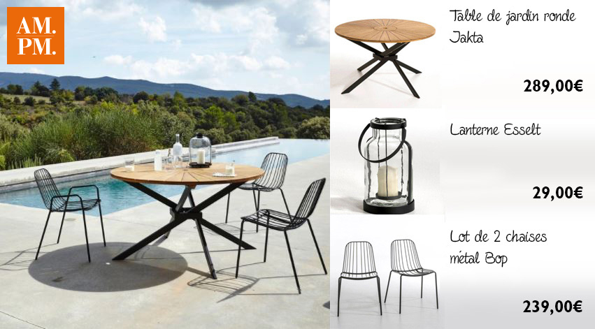 Cliquez ici pour accéder aux chaises de jardin AM.PM