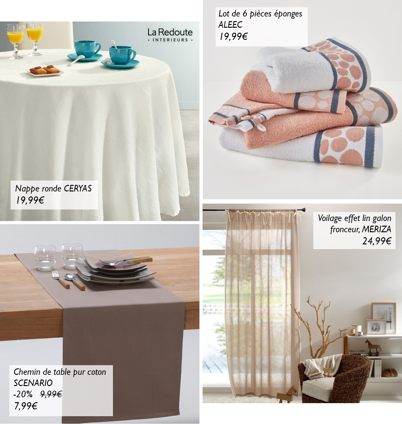 Cliquez ici pour voir toute la sélection de La Redoute Intérieurs