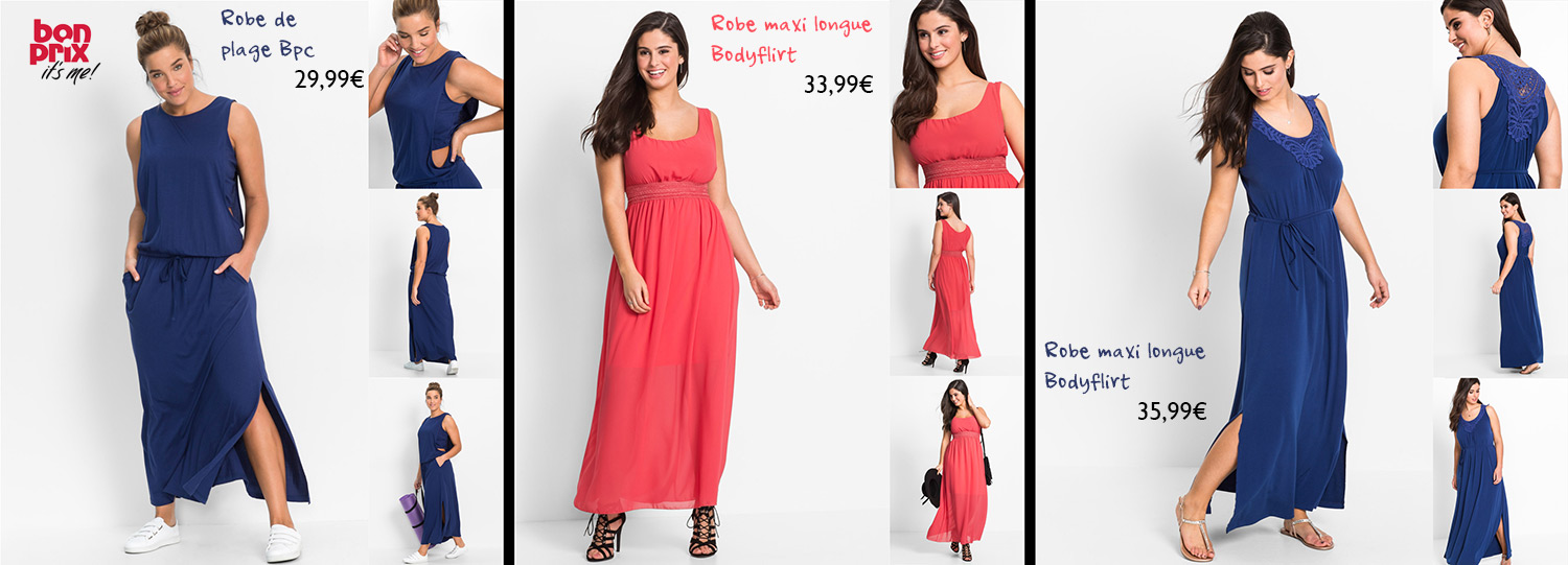 Bonprix, découvrez notre sélection spéciale Robes Longues pour un été en beauté ! 