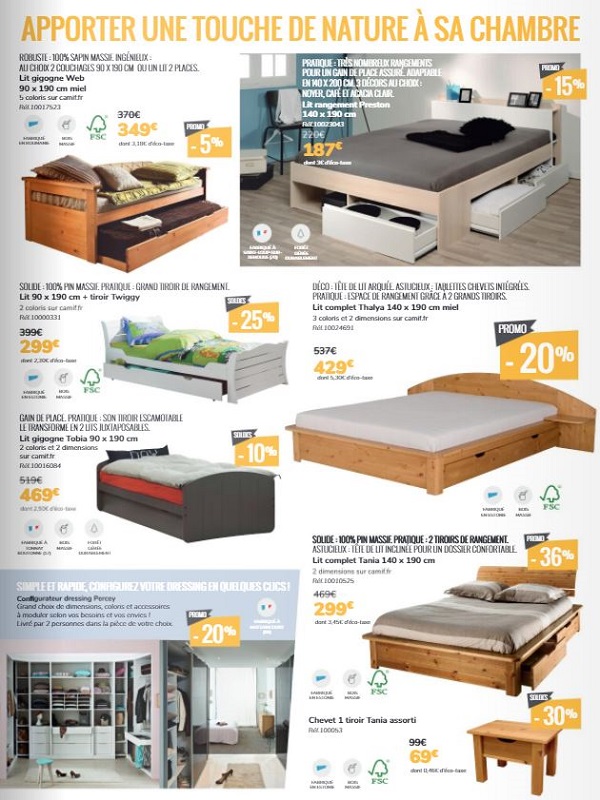 Camif : nouveau catalogue soldes d'été