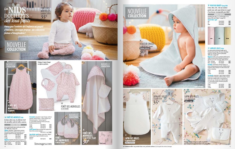 Cliquez ici pour voir la  collection Nids Douillets des tout-petits Linvosges