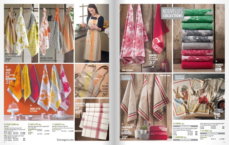 Cliquez ici pour voir la collection Linge de Table Linvosges