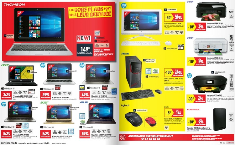 Cliquez ici pour le catalogue Conforama