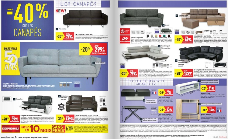 Conforama : nouveau catalogue spécial rentrée !