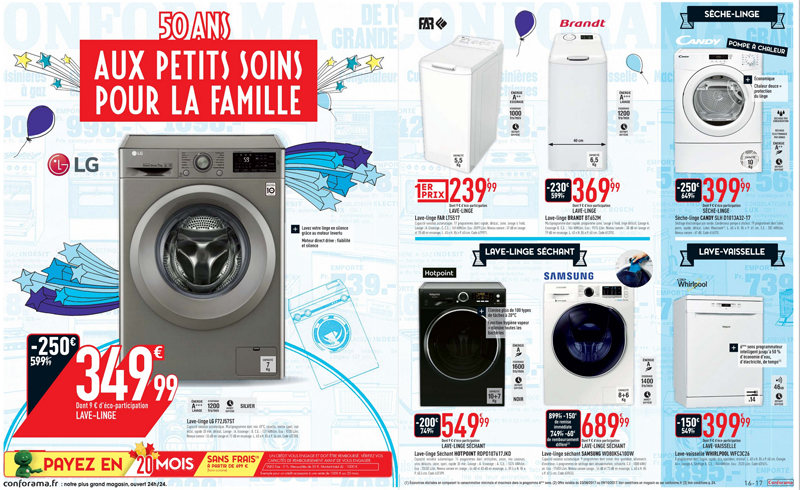 Conforama: 2 nouveaux catalogues anniversaire à feuilleter!