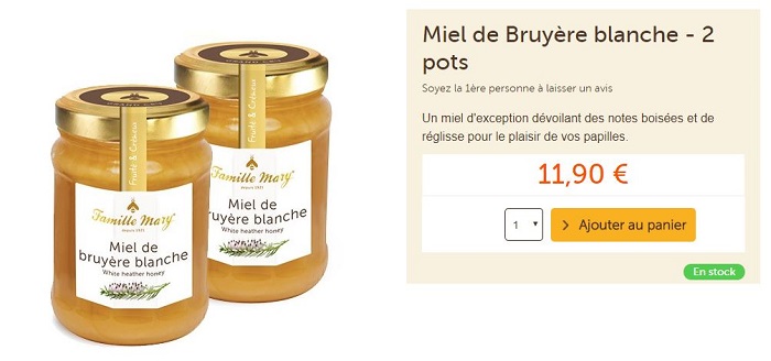 Cliquez ici pour goûter le miel de Bruyère blanche Famille Mary