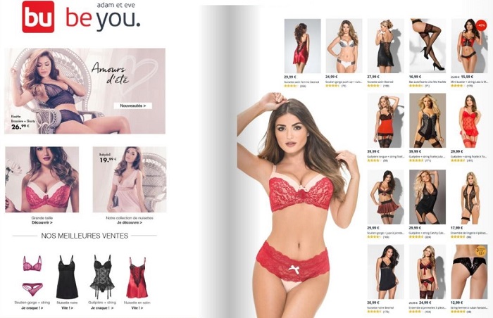 Cliquez ici pour feuilleter le catalogue Adam et Eve