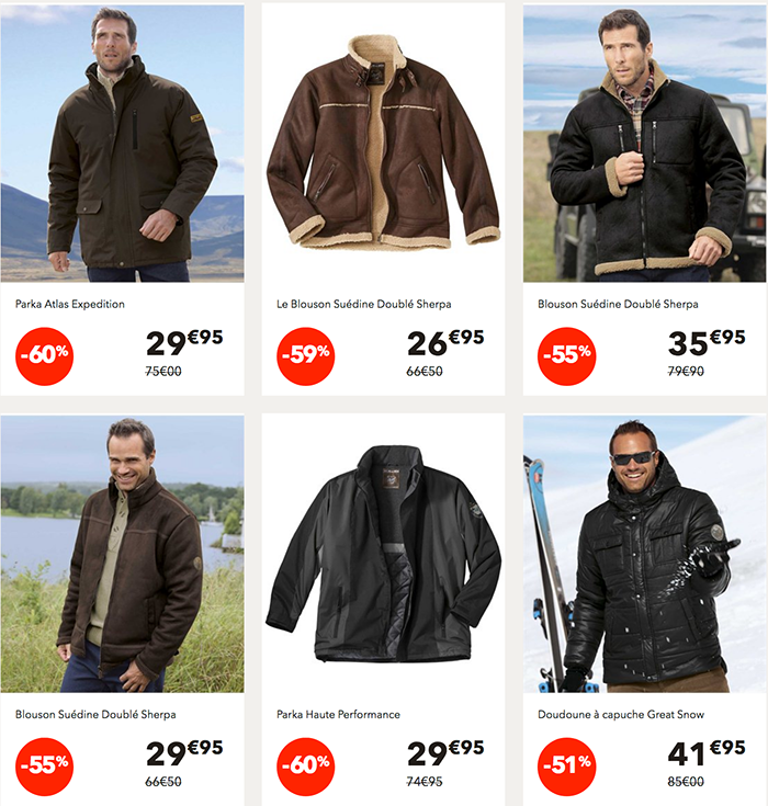 Cliquez pour voir tous les manteaux chauds Atlas For Men