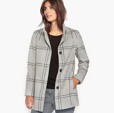 Voir le manteau à carreaux Anne Weyburn