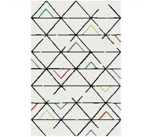 Voir le Tapis Karl coloris beige de chez Conforama