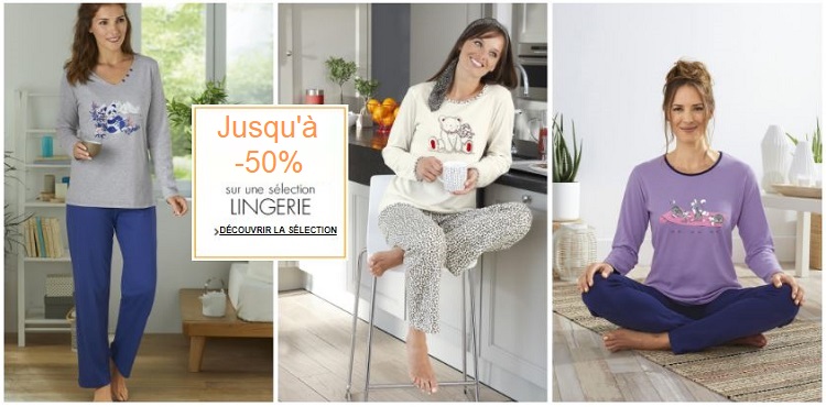 Voir la nouvelle collection de lingerie de nuit Françoise Saget